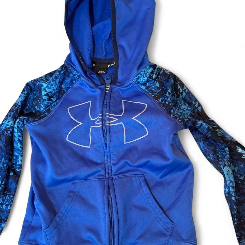Under-armour Men's Blue and Navy Hoodie